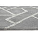 Zizi 120 X 96 inch Grey Indoor Hand-Tufted Rug, Hand-Tufted